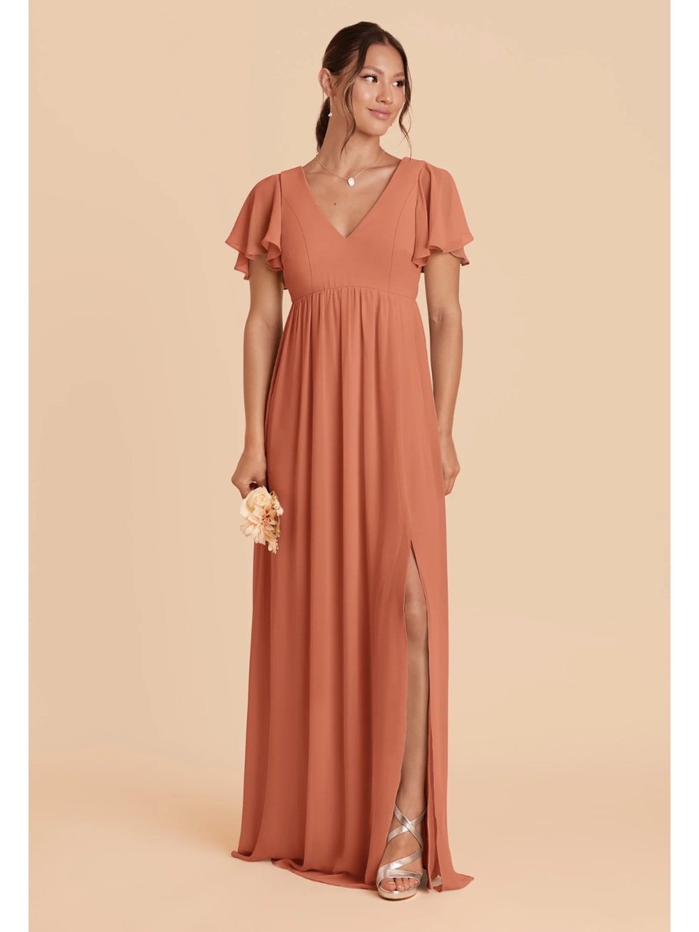 Birdie Grey Bridesmaid Hannah Dress - Terracotta